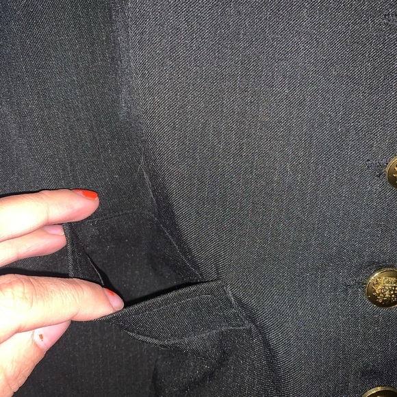 M Forever 21 Black Button Down Vest - Picture 4 of 8